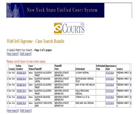 It also increases to track the online cases found in civil local, supreme and family courts. . Ecourts ny